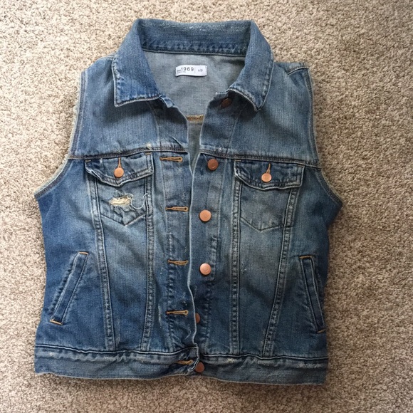 GAP 1969 Denim Vest - Picture 1 of 3